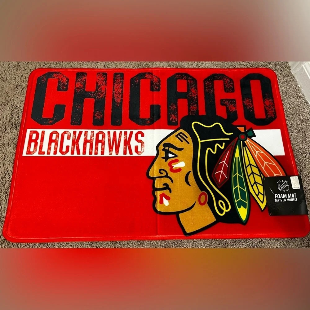 NWT Chicago Blackhawks Foam Mat